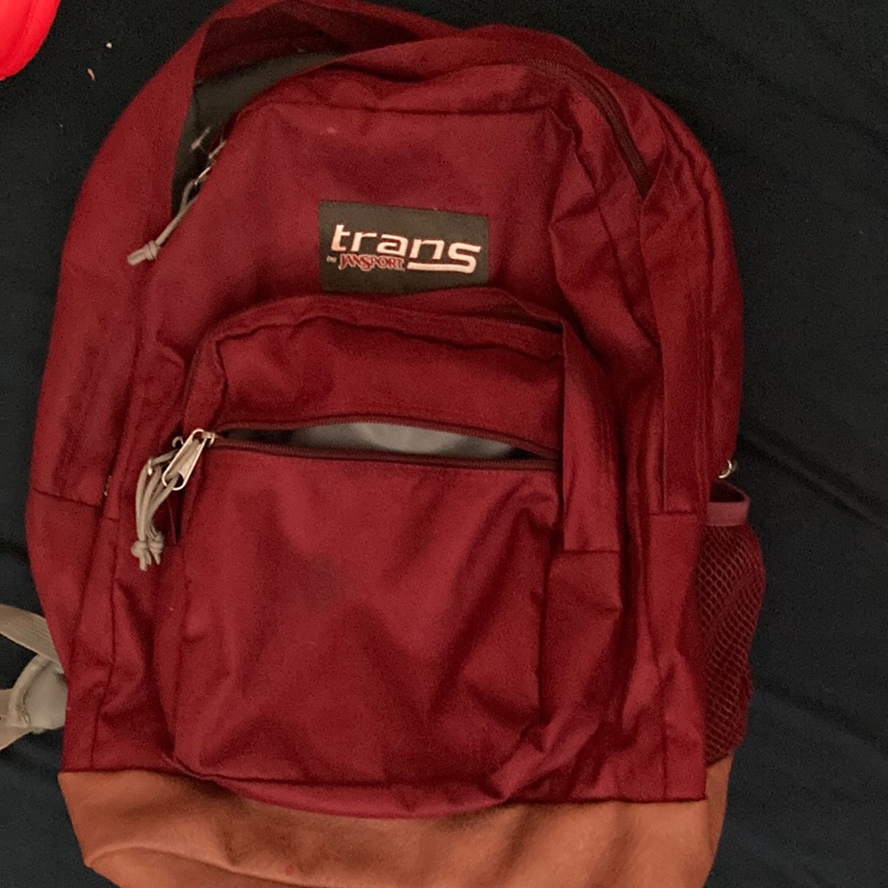 Dark red jams sport back pack